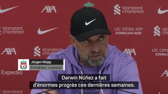 6e j. - Klopp : Núñez a fait d'énormes progrès, c'est une menace
