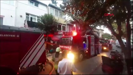 Büyükada'da bir esnaf lokantasında yangın çıktı