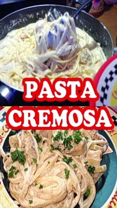 ¡Prueba la mejor pasta alfredo cremosa de todos los tiempos!