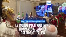 Le monde politique rend hommage à l'ancien président italien, Giorgio Napolitano