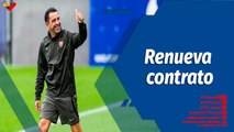 Deportes VTV | Xavi Hernández renueva contrato con el  FC Barcelona