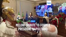 Italy and Europe pay tribute to former Italian President, Giorgio Napolitano