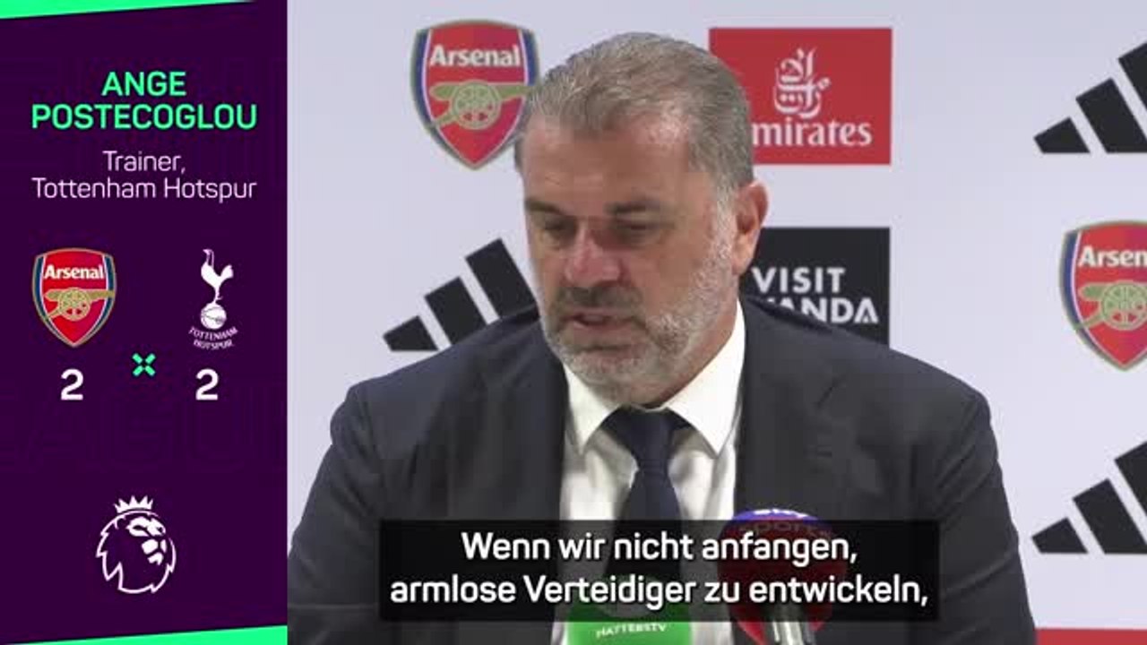 Postecoglou: Wir brauchen "armlose Verteidiger"