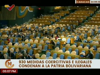 Caraqueños agradecen la valentía y dignidad sobre la postura de Venezuela ante las Naciones Unidas