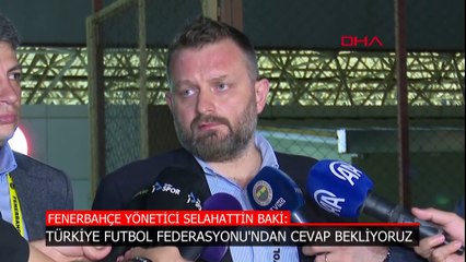 Selahattin Baki'den Fenerbahçe - Alanyaspor maçının hakemlerine tepki!