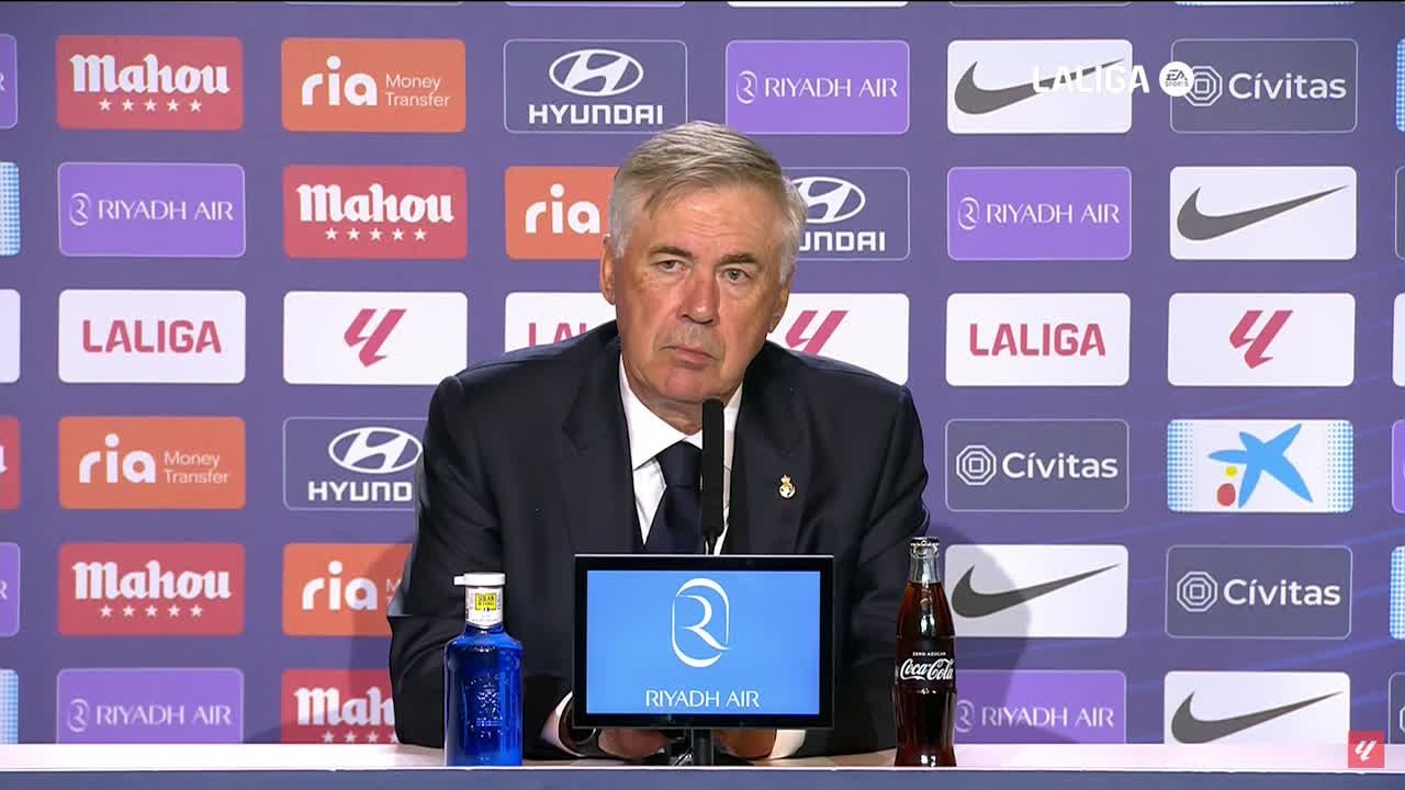 En dos palabras silencia la rueda de prensa: Ancelotti demoledor cuando le preguntan quién tiene la culpa