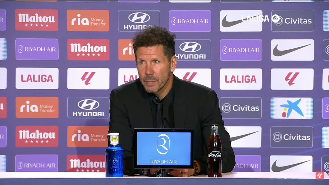 ATLÉTICO DE MADRID 3 - REAL MADRID 1 | La ÚLTIMA FRASE de SIMEONE: "Los NIÑOS..."