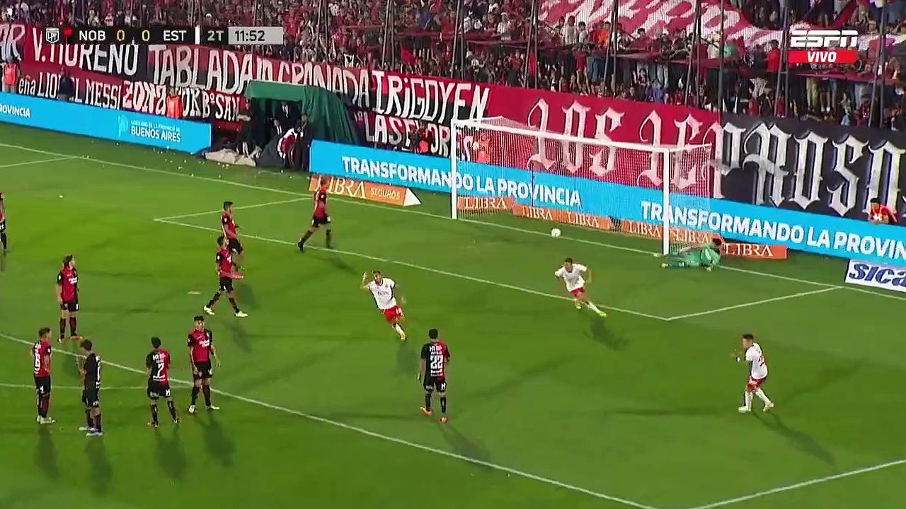 El gol de José Sosa para Estudiantes vs Newells