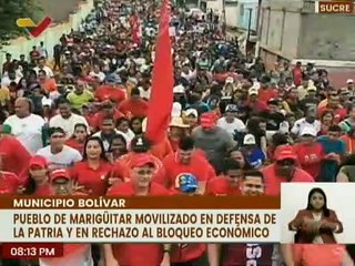 Sucre | Pueblo revolucionario de Marigüitar se movilizó en rechazo a las medidas coercitivas
