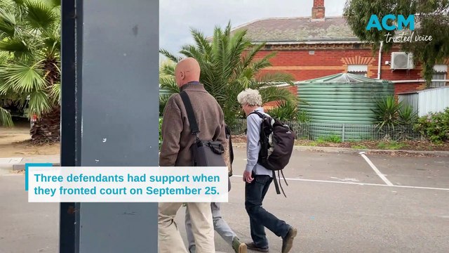 Climate protests outside Bendigo Mag Court | September 25, 2023 | Bendigo Advertiser