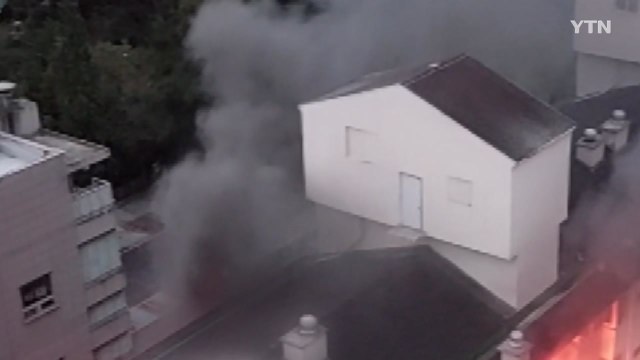 안산 아파트에서 불...주민 1명 연기 마셔 병원 이송 / YTN