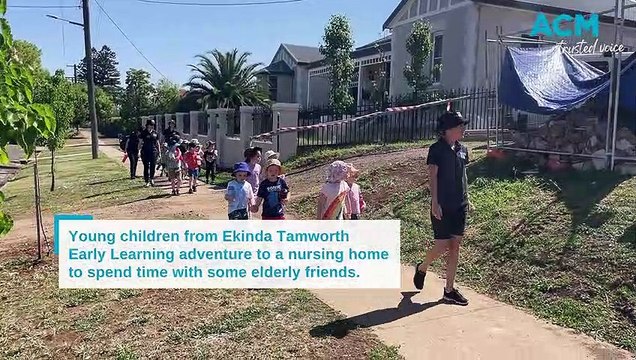 Ekinda Kids visit Cottage Homes Aged Care