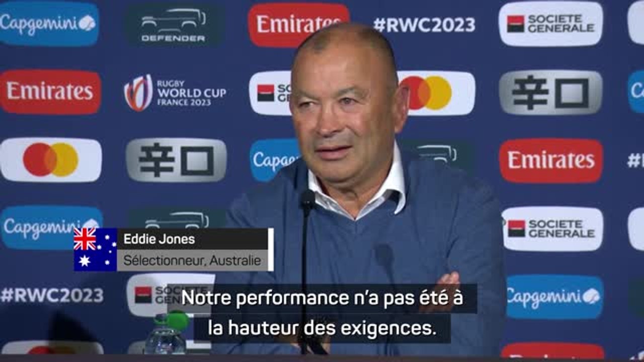 Australie - Jones s’excuse auprès de son pays : “Pas à la hauteur des exigences”