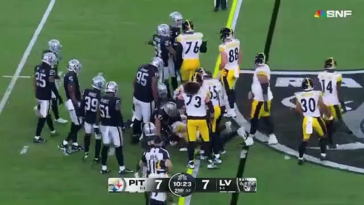 Las Vegas Raiders vs. Pittsburgh Steelers Full Highlights 2nd QTR _ NFL Week 3_ 2023 video