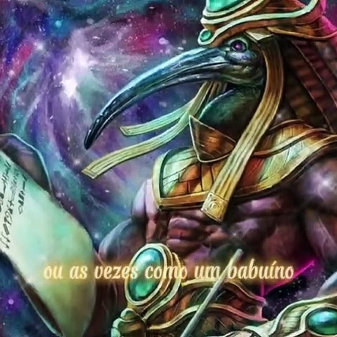 Thoth o Deus da Sabedoria na Mitologia Egípcia.