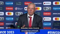 Pays de Galles - Gatland veut atteindre les 1/4 de finale
