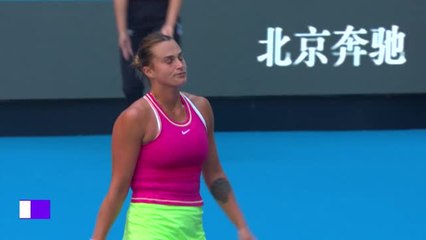 Pékin - Sabalenka en démonstration face à Kenin