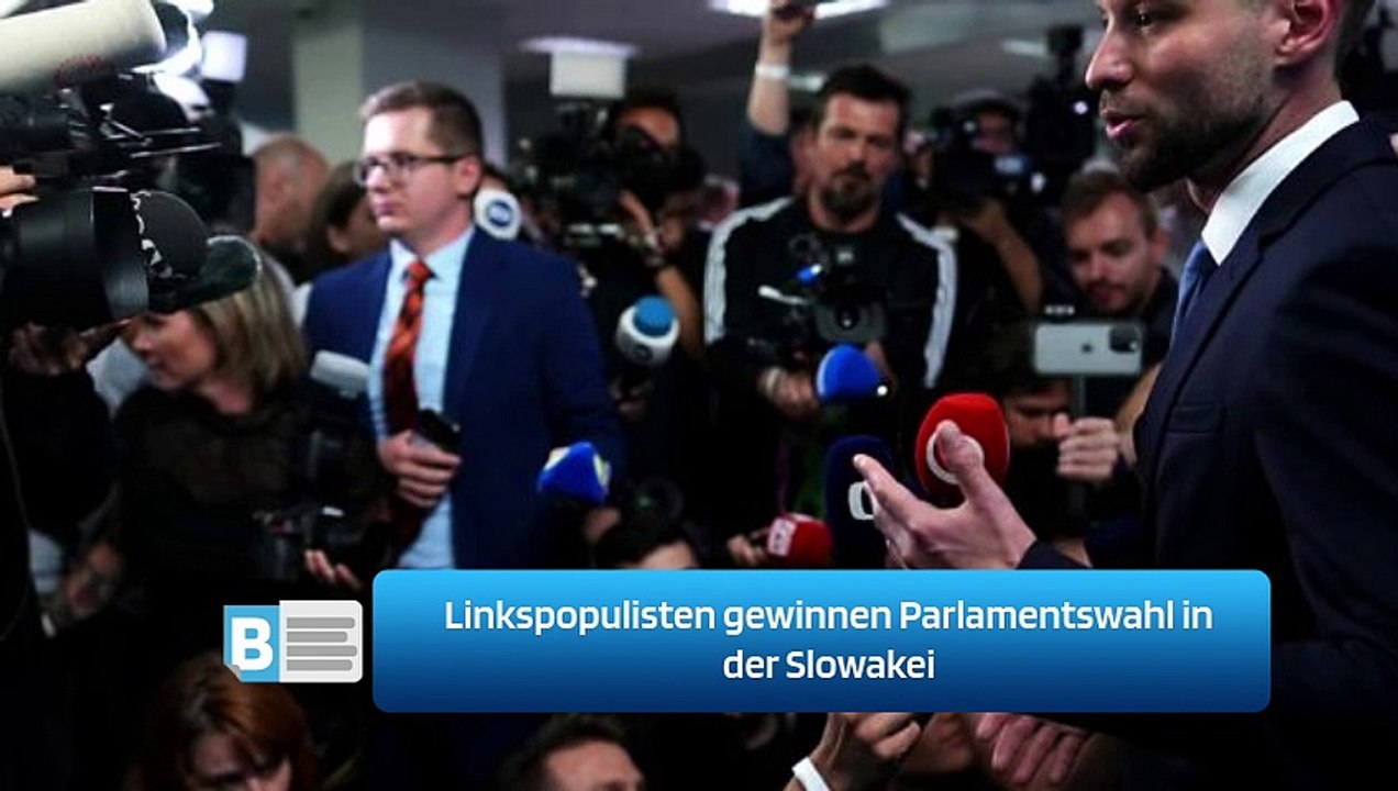 Linkspopulisten gewinnen Parlamentswahl in der Slowakei