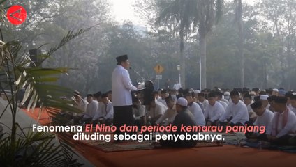 30 hari tanpa hujan, Gubernur Herman Deru adakan shalat Istisqa