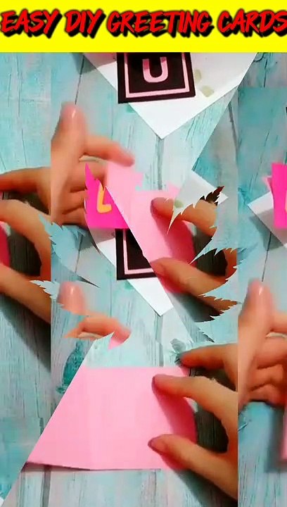 **Instagram Reels Description:**  **Easy DIY Paper Greeting Card Crafts**  Learn how to make easy and beautiful DIY paper greeting cards for any occasion. These crafts are perfect for beginners, and you can customize them to fit your own personal style. G