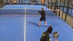 Tennis Player accidently hits his opponent hard on the face with tennis ball *Crazy Happening*