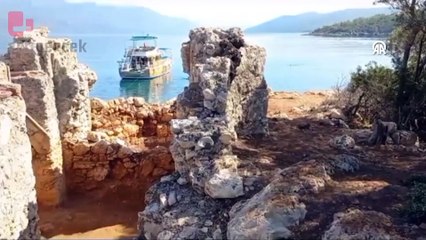 Orata Adası'ndaki kalıntılar restore edilerek turizme kazandırılacak