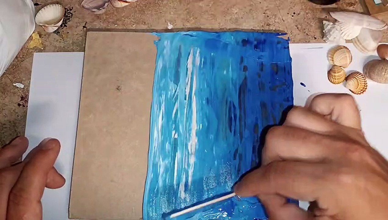 Painting waves