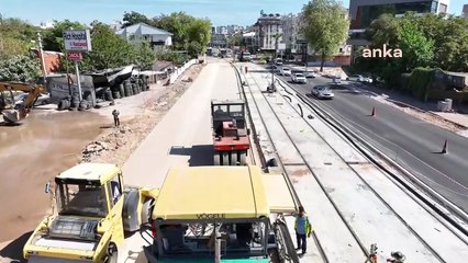Antalya'da tramvay hattı onarıldı
