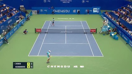 Chengdu - Zverev souffre mais passe en demies !