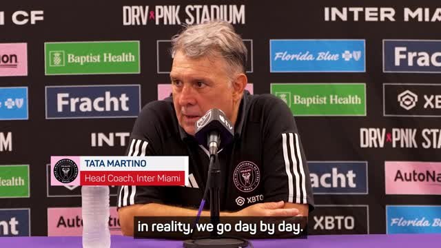 Miami assessing Messi 'day by day' ahead of cup final