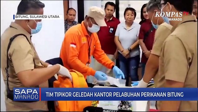 Tim Tipikor Polres Bitung Geledah Kantor Pelabuhan Perikanan Bitung
