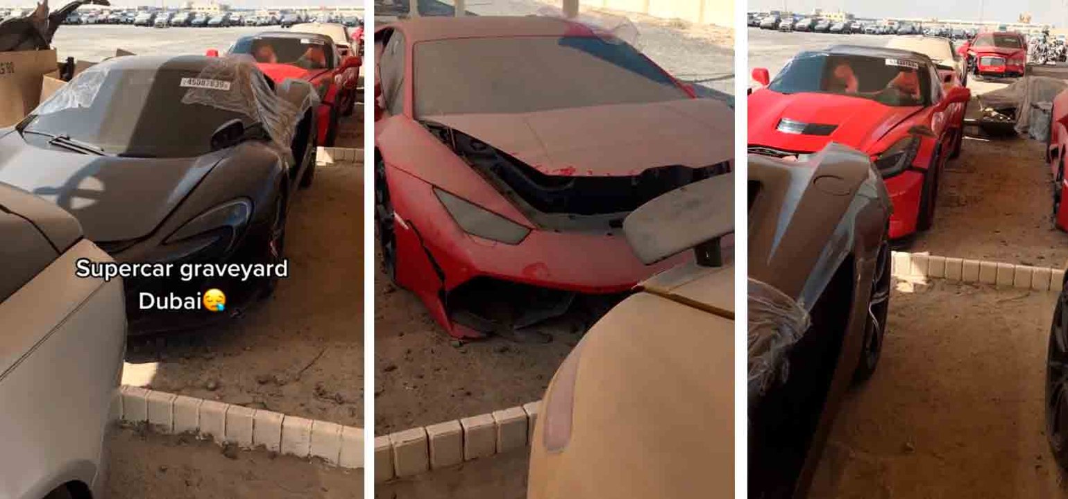 Von Rolls Royces bis Lamborghinis: Superautos werden in Dubai4 verlassen