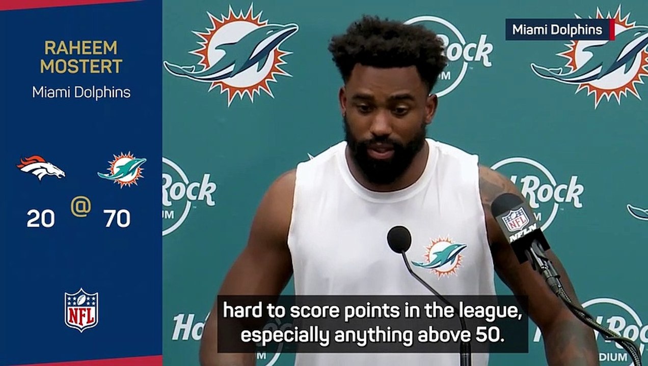 Miami Dolphins 'are that team' claims Mostert after 'statement' win