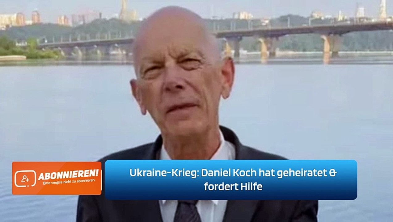 Ukraine-Krieg: Daniel Koch hat geheiratet & fordert Hilfe