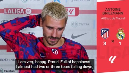 Madrid derby win brought tears to Griezmann's eye
