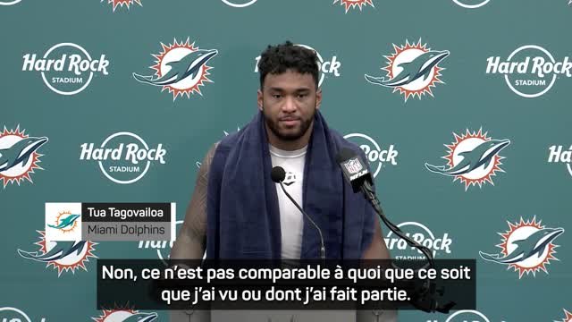 Dolphins - Tagovailoa : Je suis très fier des gars et de la façon dont ils ont continué à jouer