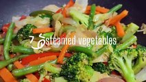 Steamed vegetables- recipe