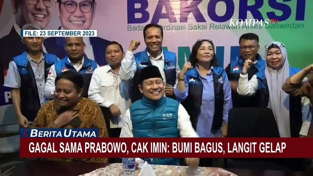 Cak Imin Singgung Kegagalan Berpasangan dengan Prabowo Subianto di Pilpres