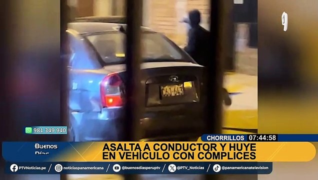 Lograron ser detenidos: ladrones amenazan con machete a joven para robarle celular en Chorrillos