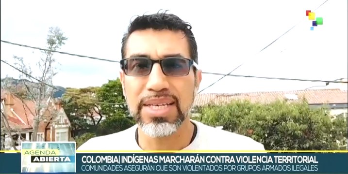 Comunidades indígenas de Colombia se movilizan en rechazo a la violencia territorial