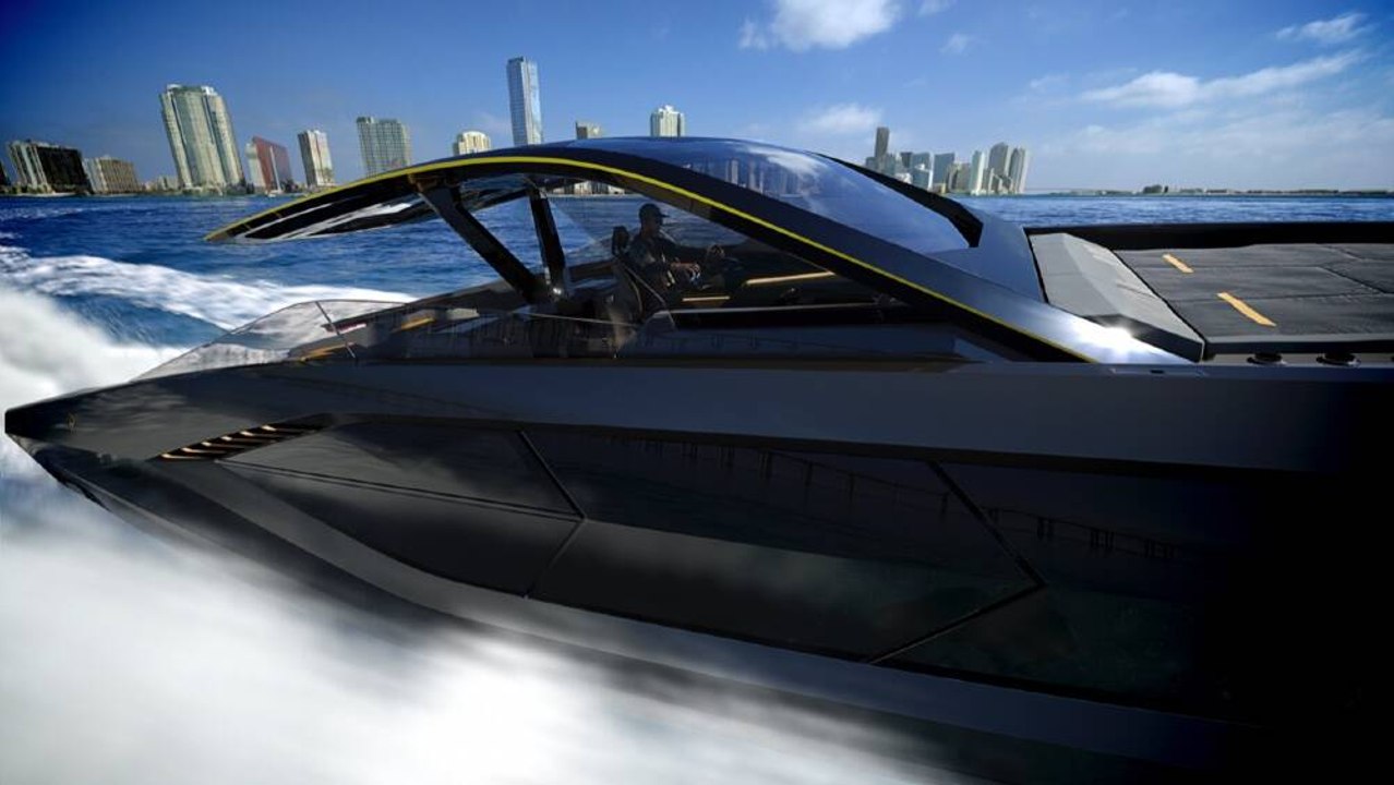 Video: Lamborghini-Yacht ist inspiriert vom stärksten Auto: dem Hybrid Sián
