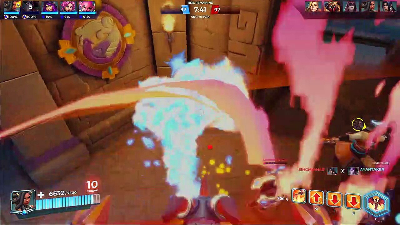 Imani On Roll - Paladins  Free To Use Gameplay (60 FPS)