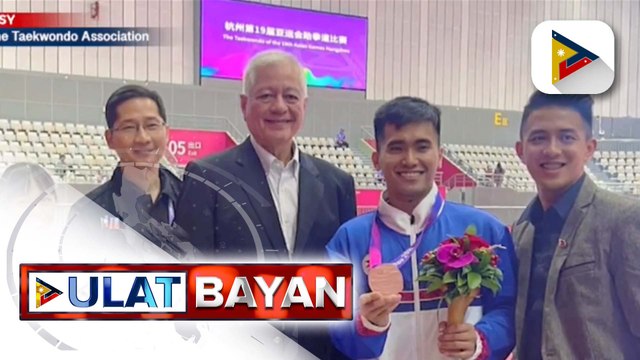 Unang Pinoy medalist sa #19thAsianGames, aminadong nahirapang makuha ang bronze medal