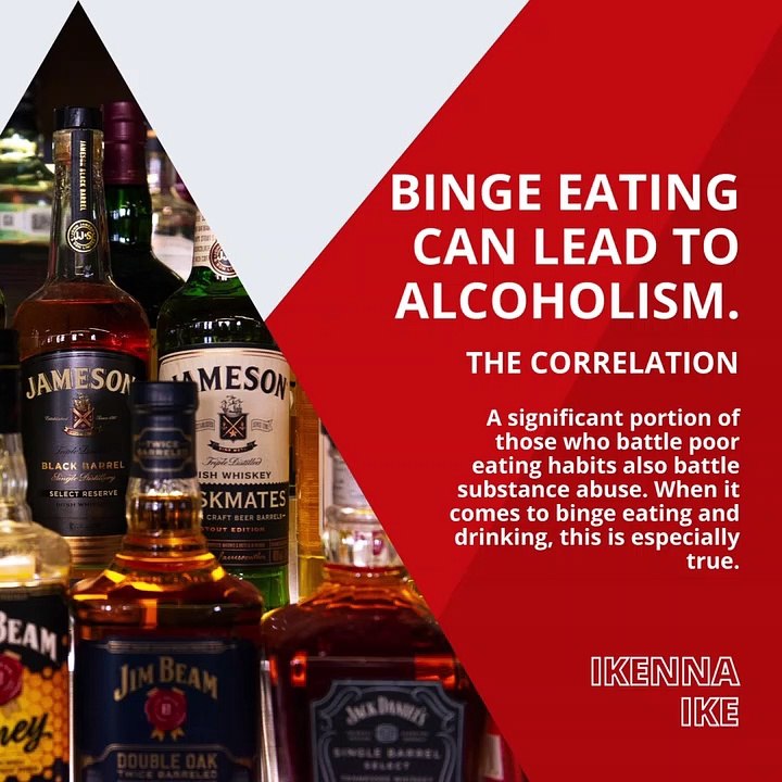 | IKENNA IKE | BINGE EATING CAN LEAD TO ALCOHOLISM: THE CORRELATION (PART 1) (@IKENNAIKE)