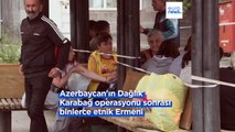 Dağlık Karabağ'dan Ermenistan'a ilk mülteci akını