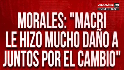 Gerardo Morales polémico: "Macri le hizo mucho daño a JxC"