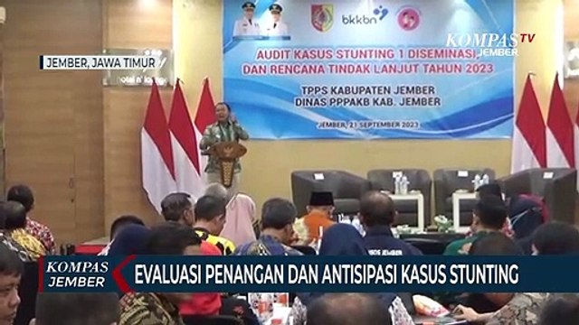Bupati Hendy Pimpin Rapat Evaluasi Kasus Stunting di Jember