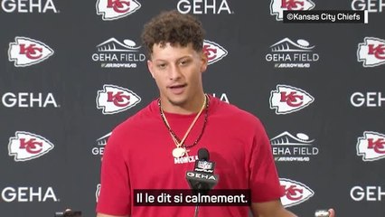 Chiefs - Mahomes : "J'espère pouvoir rencontrer Taylor Swift un jour"