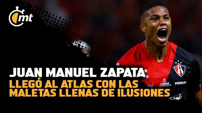 Juan Manuel Zapata llegó al Atlas con las maletas llenas de ilusiones
