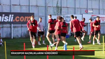Sivasspor’da Hatayspor mesaisi başladı